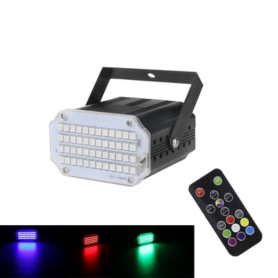 48LEDs SMD 5050 LED Strobe Light Rotating Voice Activated -Laser Lights -Rave Mates