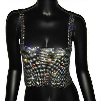 Backless Top -Crop Top -Rave Mates