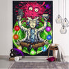 Trippy Cartoon Tapestry - Festival Tapestry - Rave Mates