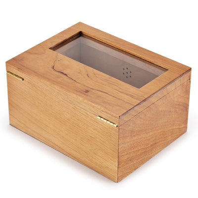 Cigar Humidor With Hydrometer 25-50 Cigars -Party Room Equipment -Rave Mates