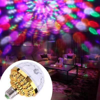 E27 Rotating Magical Ball Lights Mini RGB Projection -Laser Lights -Rave Mates