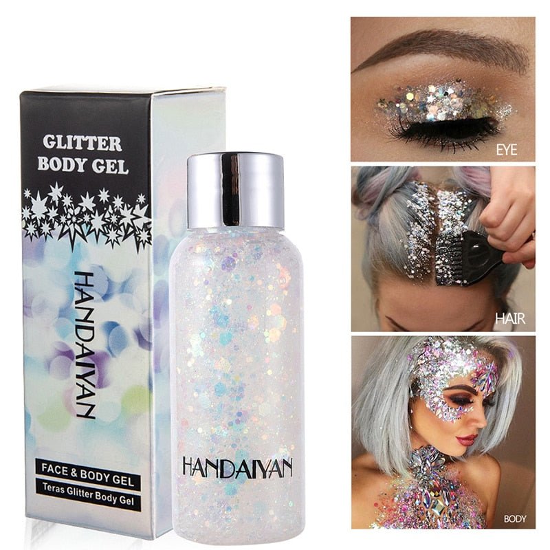 Festival Eye Glitter Makeup Decoration -Rave Outfit Addons -Rave Mates