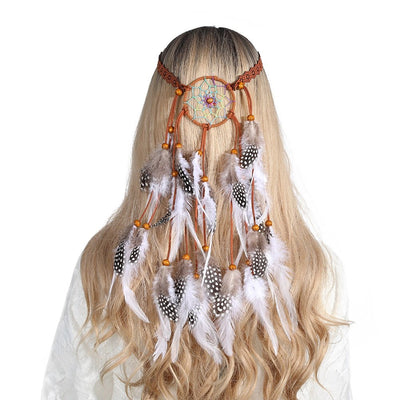 Festival Feather Headband -Rave Outfit Addons -Rave Mates