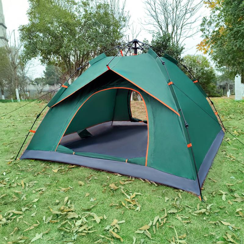 Folding Automatic Tent 3-4 Person -Festival Camping Gear -Rave Mates