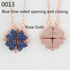 Four Clover Pendant Heart Necklaces -Rave Outfit Addons -Rave Mates