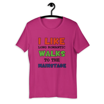 I like romantic walks <3 | Rave T-shirt -Rave T-shirts For Guys & Women's -Rave Mates