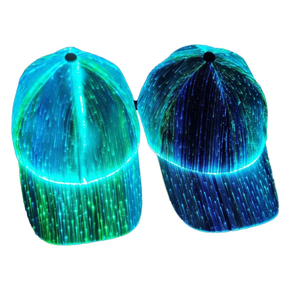 LED Fiber Optic Hat -Rave Accessories -Rave Mates