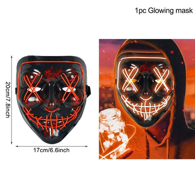 Party & Rave Glow Mask - Rave Masks - Rave Mates