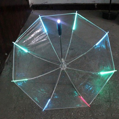 LED Light Transparent Umbrella -Rave Accessories -Rave Mates