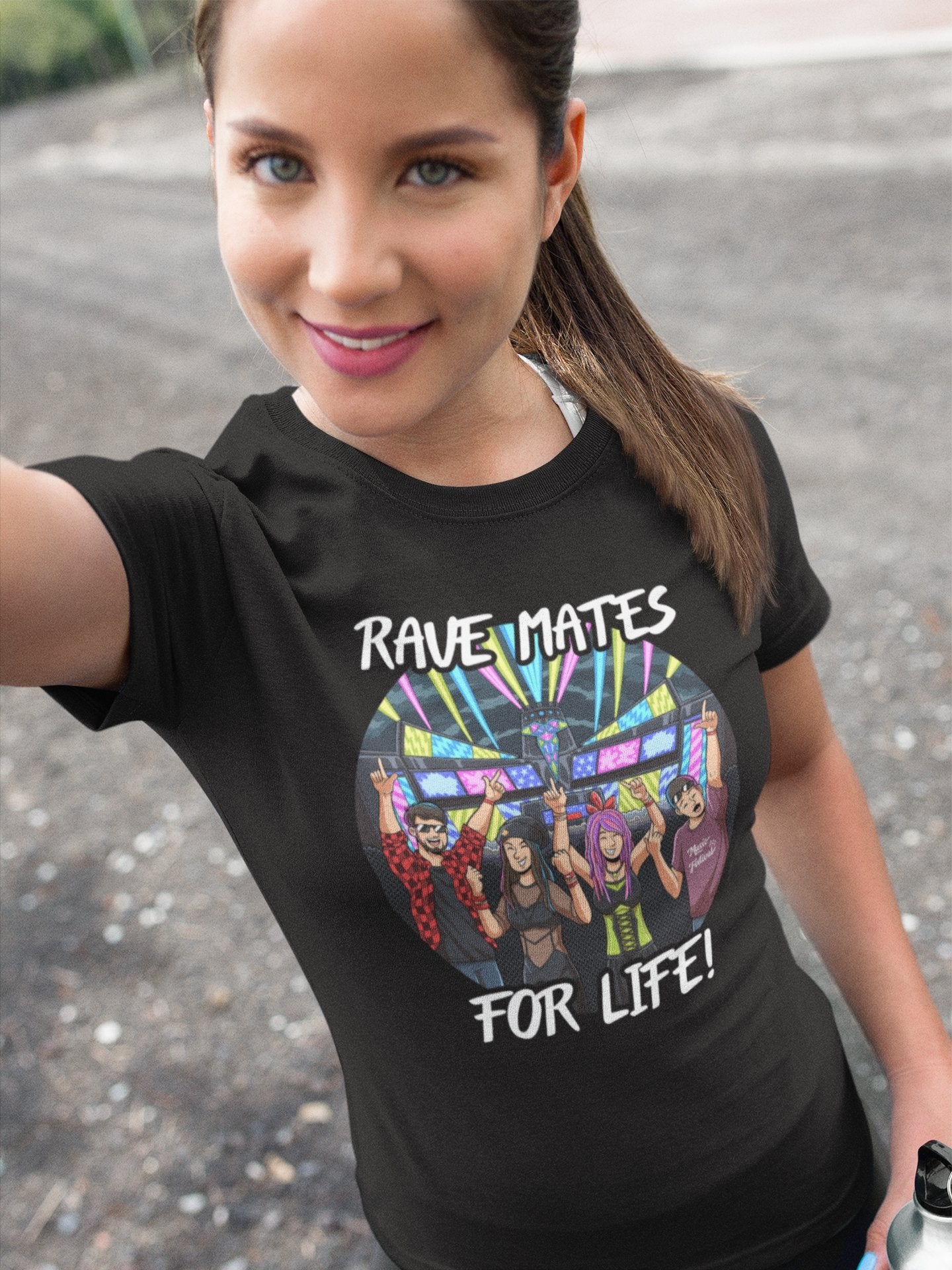 Rave Mates for Life! | Rave T-shirt -Rave T-shirts For Guys & Women's -Rave Mates