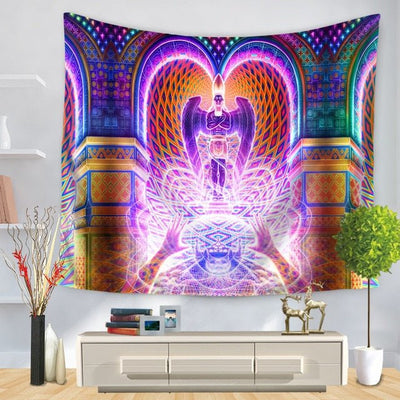 Rave Tapestry DMT Psychedelic -Tapestry -Rave Mates