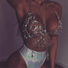 Rave Top - Chain & Jewels Bra -Rave Top -Rave Mates