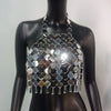 Shiny Sequin Crop Top -Rave Crop Tops -Rave Mates