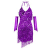 Tassels Dress Halter -Going Out Dresses -Rave Mates