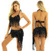 Tassels Halter Bra - -Rave Mates