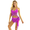 Women Pole Dance Hip Scarf Wrap Bra -rave outfit one -Rave Mates