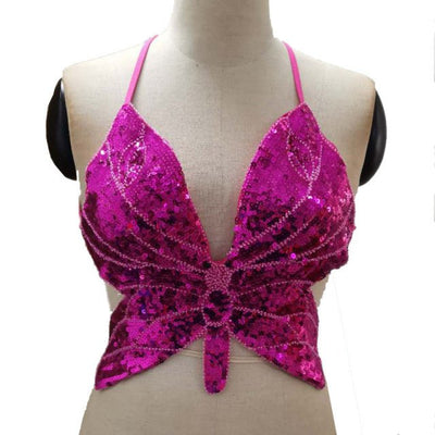 Womens Festival Butterfly Top -rave top -Rave Mates